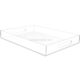 SKAT-133-1 Custom large lucite acrylic serving tray with handles wholesale