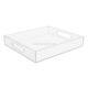 Custom large lucite acrylic serving tray with handles wholesale