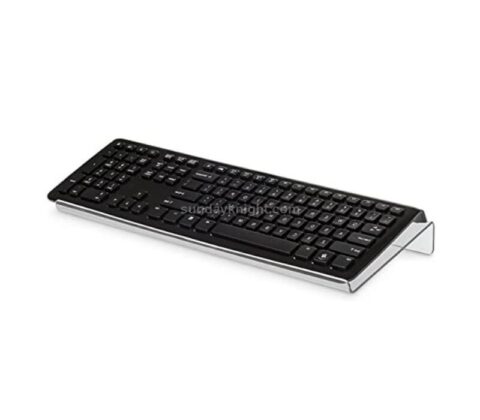 SKOT-381 Clear acrylic tilted keyboard stand for Ergonomic