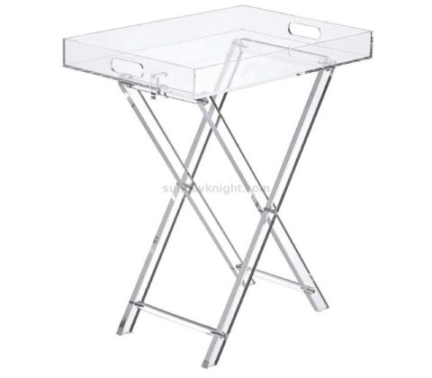 Custom Furniture Acrylic Folding Tray Table Wholesale