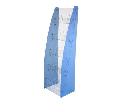 Custom acrylic brochure rack freestanding