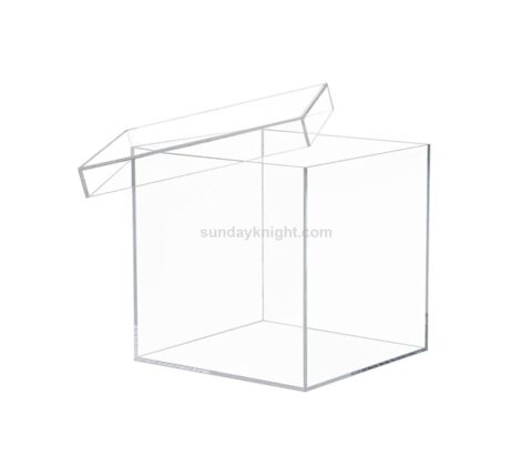 Clear acrylic box with lid