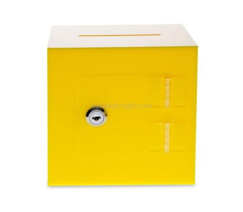 SKAB-193-6 صندوق تبرعات أكريليك بباب خلفي مفتوح بالجملة SKAB-193-6