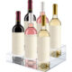 SKWD-159-2 Acrylic Wine Bottle Display Stand Clear Bottle Rack Holder Wholesale