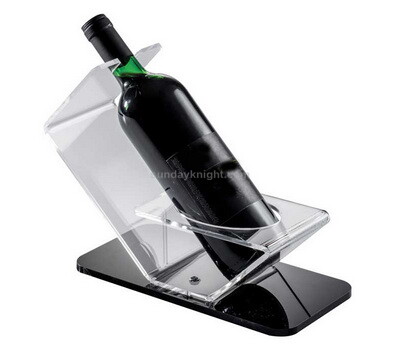 Clear single bottle holder stand wholesale