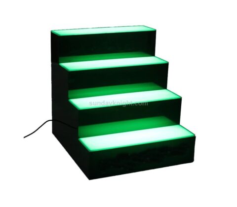 4 tier led bar shelf display wholesale
