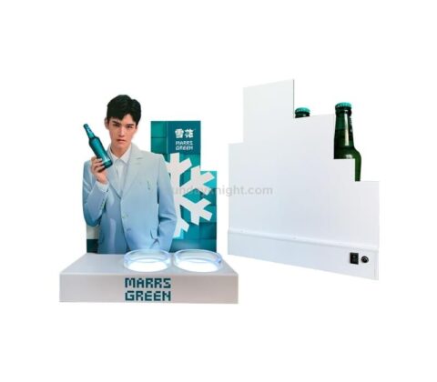 SKLD-025-2 Design and manufacture LED display stands for beer