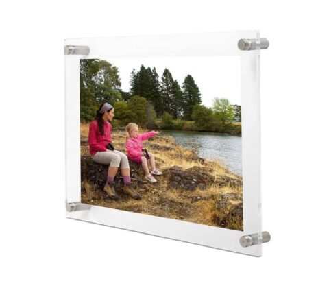 Custom perspex wall mounted frames