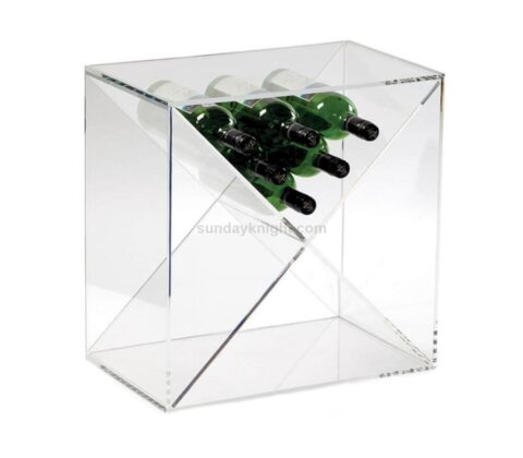 Clear wine bottle holder wholesale