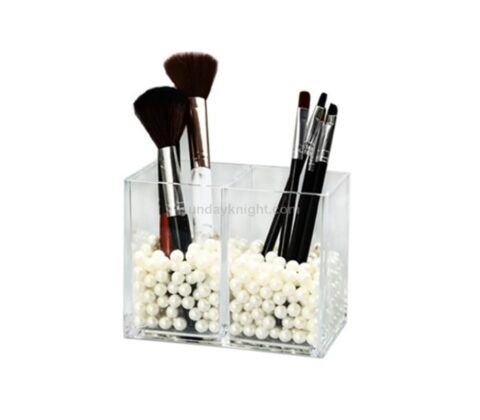 Custom pearl makeup brush holder