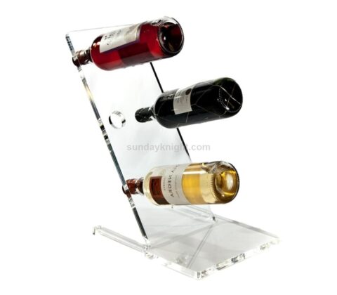 Custom wine bottle holder stand