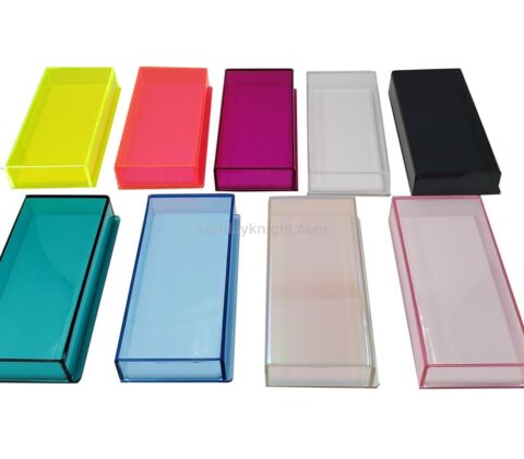 SKAB-195-1 Custom Non Reflective Lash Tile Box Acrylic Lash Case For Eyelash Extension Work