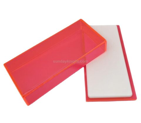 SKAB-195-4 Custom Non Reflective Lash Tile Box Acrylic Lash Case For Eyelash Extension Work