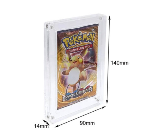 SKPA-009-1 Custom magnetic Pokemone card booster pack case trading cards PSA Protective holder