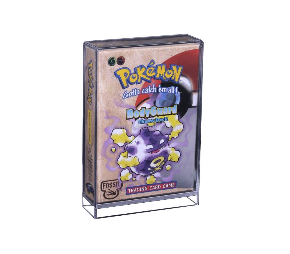 thumbnail image 2 of Pokémon Theme Deck Protector Case – First Series Clear Plastic Old Deck Box 2 of 6
