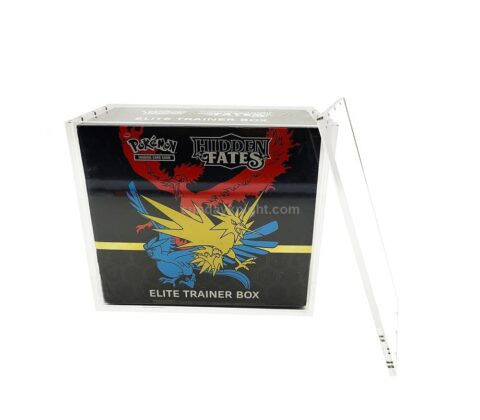 SKPA-015-2 Pokemon ETB Magnetic lid Acrylic Elite Trainer Box Protector case wholesale