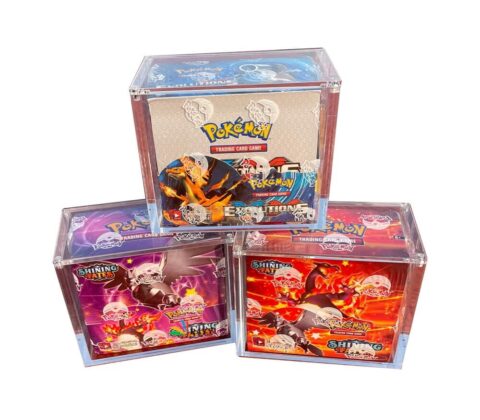 SKPA-016-1 Пользовательские магнитные pokemon etb дисплей случае акриловые Metazoo MTG Elite Trainer коробка бустер коробка протектор случае