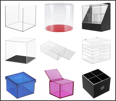 Acrylic Blocks, Custom Table-Top Display