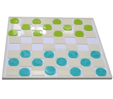 3D Acrylic XO chess game board colorful chess game sets wholesale