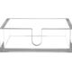 SKAT-139-3 Custom Acrylic Napkin Holder Clear Guest Towel Holder Notepad Tray
