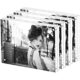 Lucite acrylic magnetic picture frames 4x6 wholesale