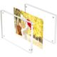SKPF-100-3 Custom size magnetic acrylic frames block photo frames wholesale