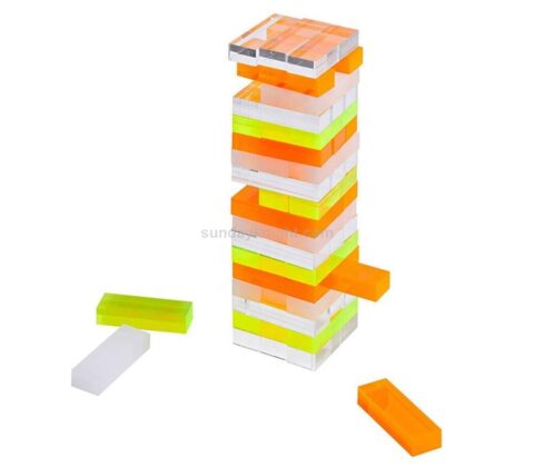 Creative Ins Style Acrylic Tumbling Tower Elegant Decor Block Game Wholesale