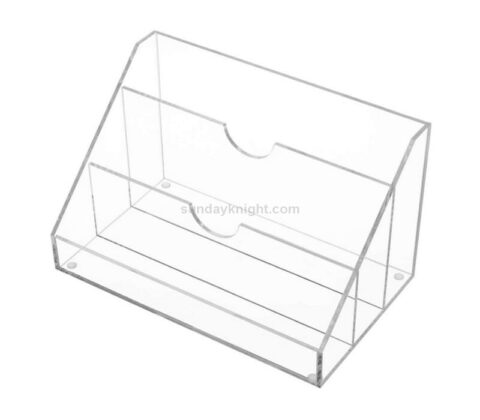 3 Slot Clear Acrylic Tabletop Mail Sorter Desktop Organizer Wholesale