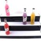 SKLD-035-1 3-Tier Acrylic Bottle Organizer for Countertop With Interior LED Lights Wholesale