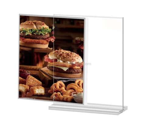 Benutzerdefinierte Acryl Zeichen Halter Display Stand für Menü ad Frame