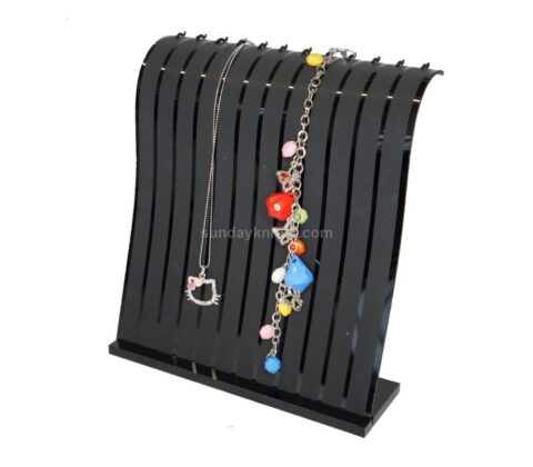 Black necklace stand wholesale