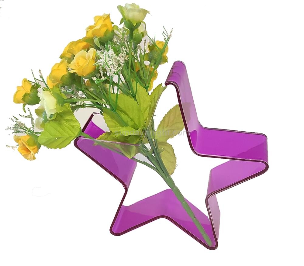 Custom Wedding Table Star Shape Flower Vase