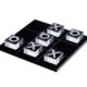 Luxe Acrylic Tic Tac Toe Game Set with Clear Playing Pieces Wholesale