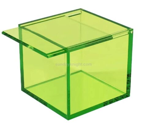 SKAB-196-4 Custom acrylic box with sliding lid