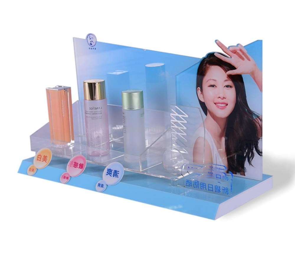 Custom Acrylic Display Stand for Cosmetics Makeup