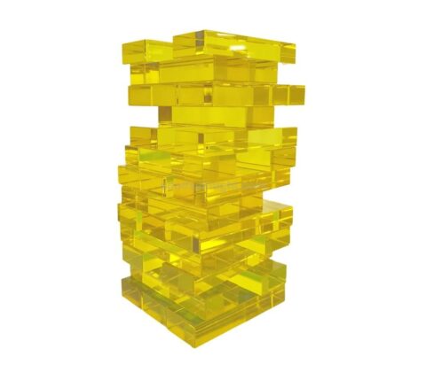SKAG-015-3 SKAG-015 Custom Color Acrylic Building Blocks Stacking Tumbling Tower Game Set