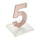 Custom Laser Cut Mirrored Acrylic Wedding Party Event Table Numbers