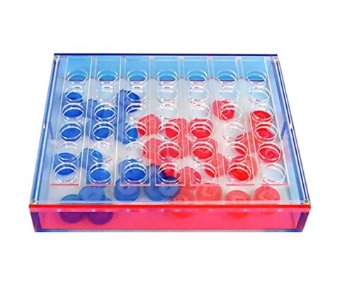 Custom Colorful Acrylic Four Connect Game Set
