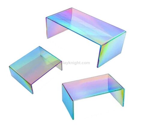 Factory Custom Rainbow Iridescent Acrylic Display Risers
