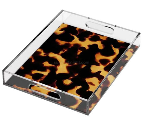Individuelles Schildkrötenpanzer-Acryl-Tablett Großhandel
