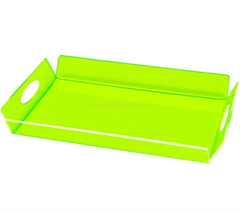 Decoratief Neongroen Rechthoekig Dienblad van Acryl
