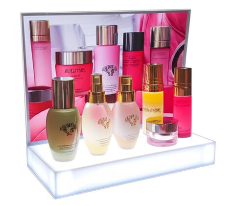 Teller acryl Display Stands met LED-licht