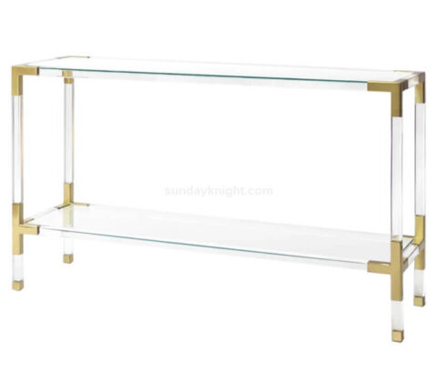 Tables console en acrylique transparent Wholesale