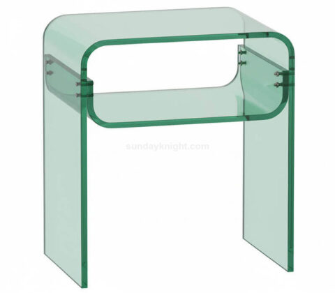 Transparent Green Acrylic End Table Wholesale