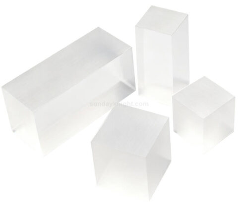 공장 맞춤형 아크릴 젖빛 블록