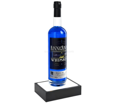 조절 가능한 LED 조명이 있는 프리미엄 와인병 진열대