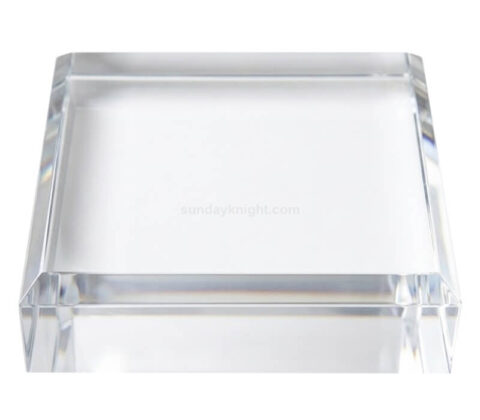 Blocco acrilico personalizzato in fabbrica con bordo smussato