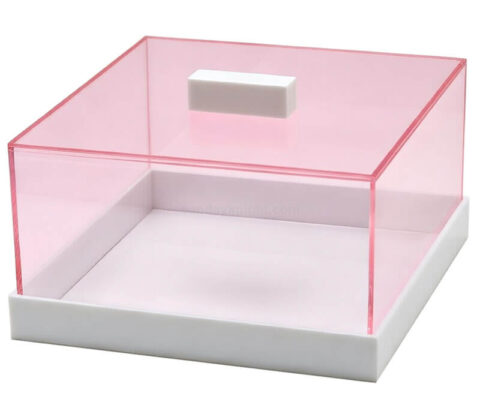 Benutzerdefinierte Acryl Luxus Square Cake Stand