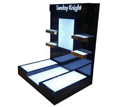 Espositore acrilico illuminato a LED personalizzato