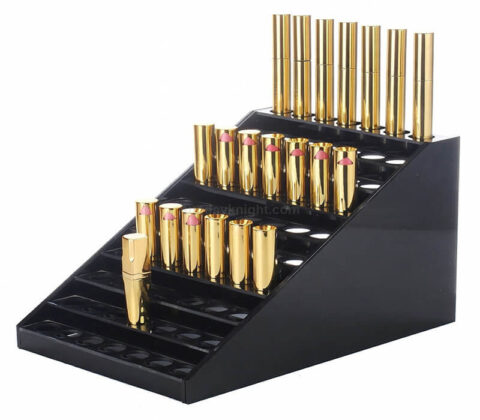 Schwarzer Acryl-Lippenstifthalter Ständer